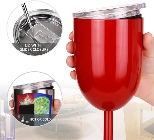 Stainless Steel Wine Glasses 2