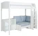 Stompa Uno S Plus High-Sleeper With White Headboard 1