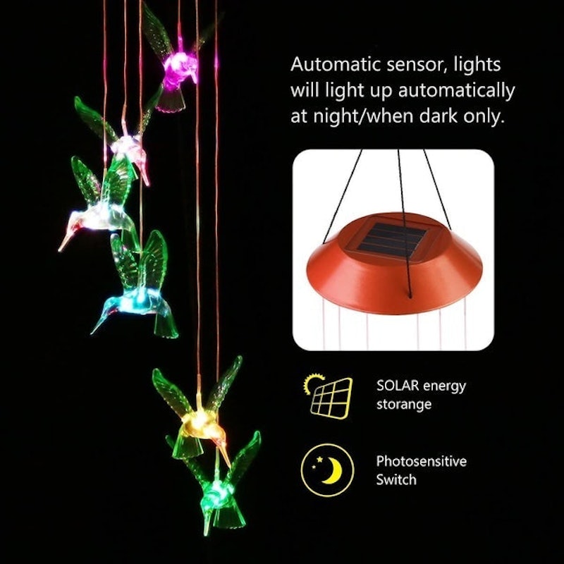 LED Solar Wind Chime 2