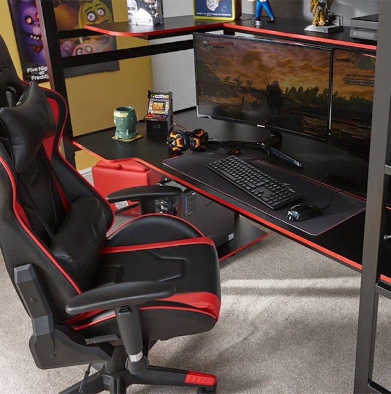 Battle Bunk Gaming Bed With XL Gaming Desk 3