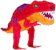 amscan Red T-Rex Pinata 1