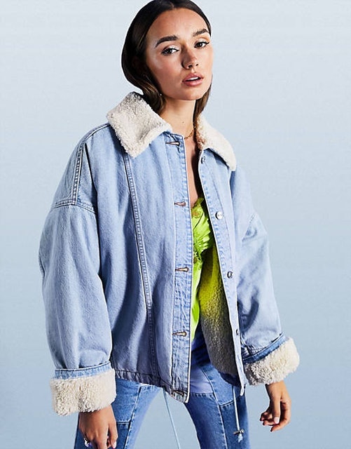 Organic Cotton Blend Borg Jacket 1