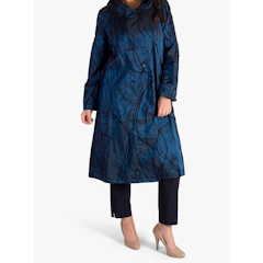 Velvet Embossed Reversible Raincoat