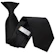 DQT Plain Satin Clip-On Tie 1