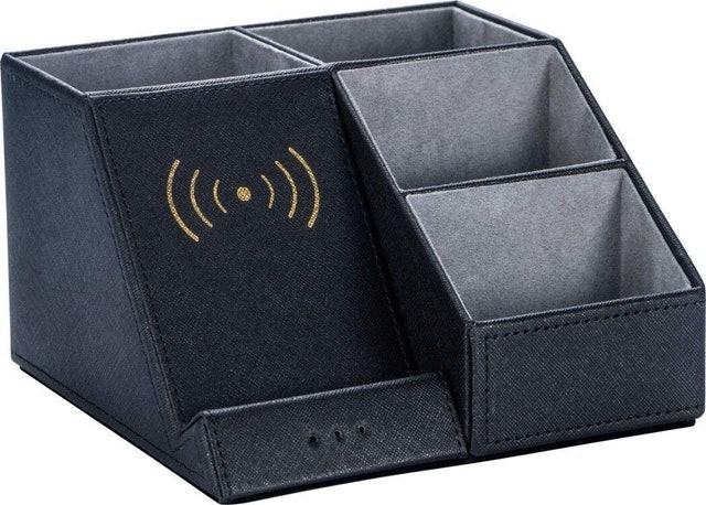 Desk Organizer with Wireless Charging 2
