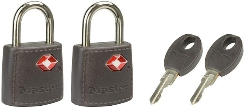 TSA-Approved Padlocks With Keys 1