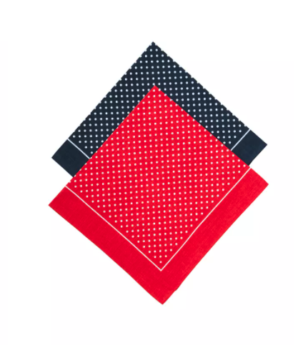 7. John Lewis Check Cotton Handkerchiefs Pack of 6 1
