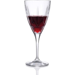 Twist Crystal Red Wine Glasses