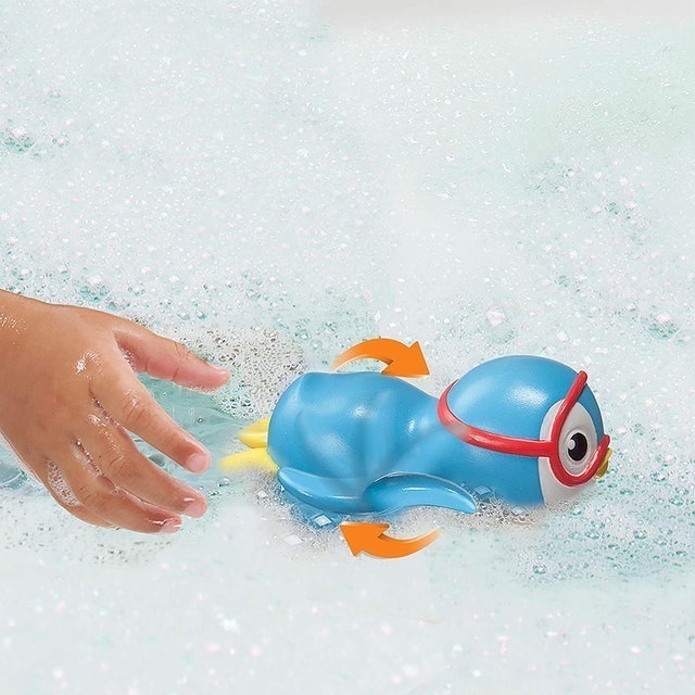 Swimming Scuba Buddy Wind Up Bath Toy 2