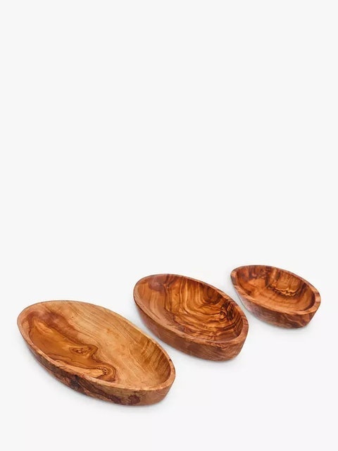 Olive Wood Stacking Bowl Set 1