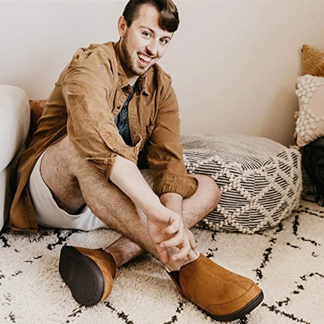 Suede Sheepskin Hi-Top Slippers 3
