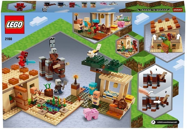 Minecraft: The Illager Raid Village Building Set with Ravager and Kai 2