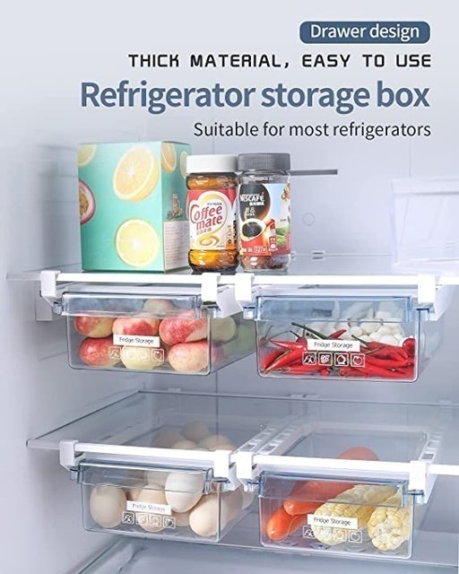 Pull Out Drawer Fridge Organizer 4