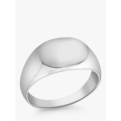 Personalised Unisex Oval Signet Ring
