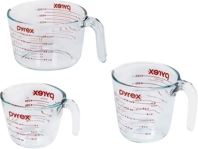 3-Piece Glass Measuring Cup Set 1