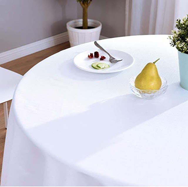 Round Polyester Tablecloth 2