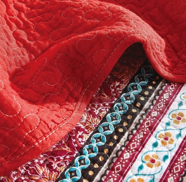 Bohemian Quilted Throw 2