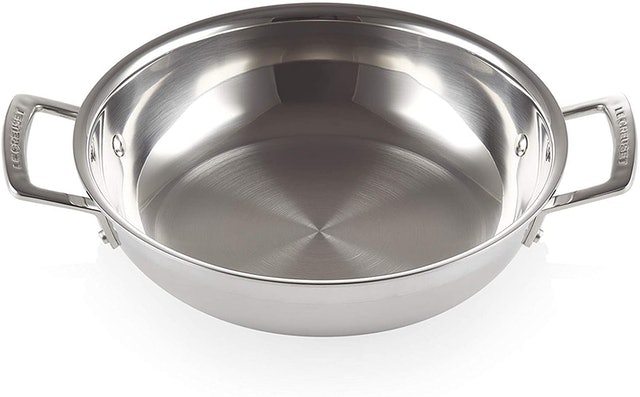 3-Ply Stainless Steel Shallow Casserole With Lid 2