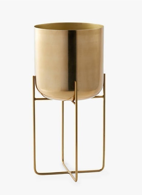 Spun Metal Large Planter 1