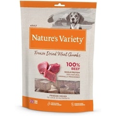 Freeze Dried Meat Chunks: 100% Beef