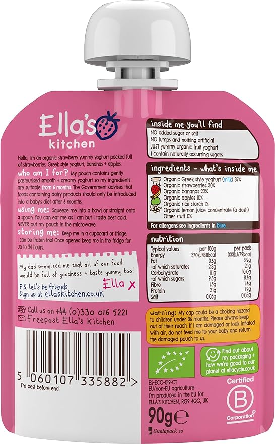 Organic Strawberry Greek Yoghurt 2