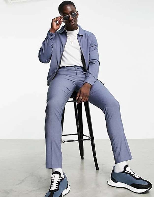Smart Co-Ord In Denim Blue 1