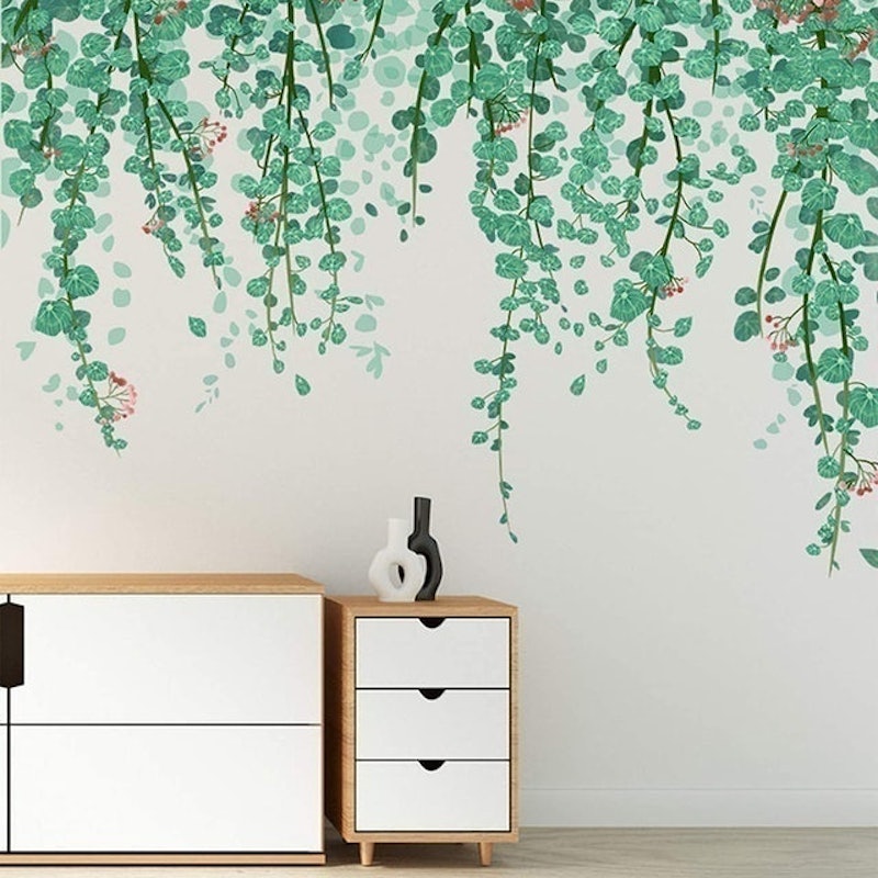 Floral Ivy Green Wall Decal 2