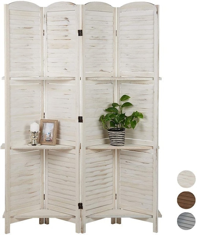 4-Panel Shabby Chic Room Divider 1