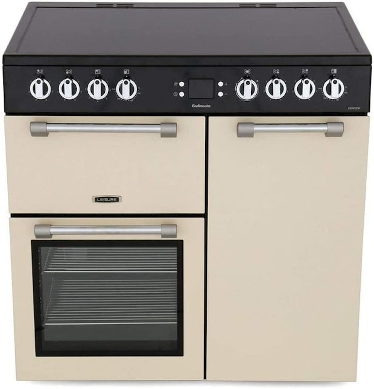 Cookmaster 90cm Electric Range Cooker with Ceramic Hob - Cream 1