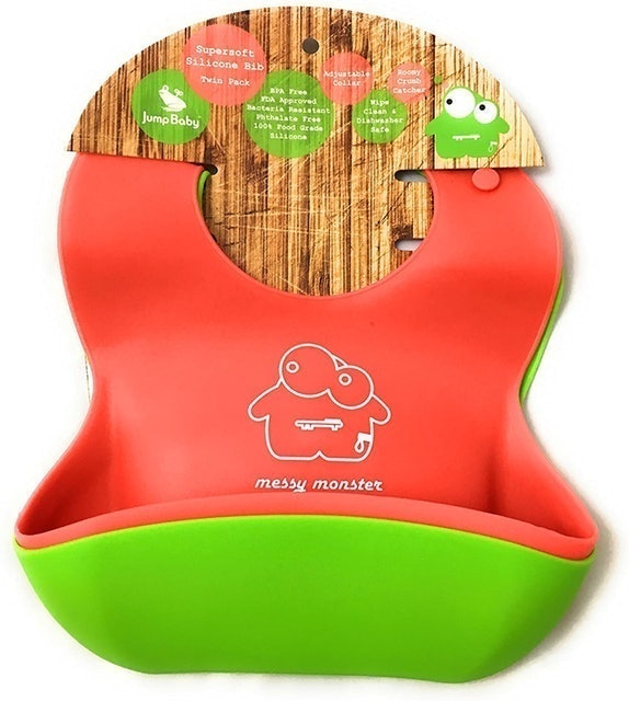Messy Monster Super Soft Baby Bibs 1