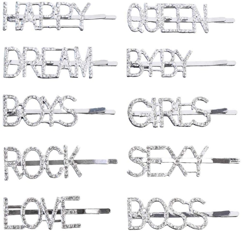 10 Pieces of Letter Hair Pins 1