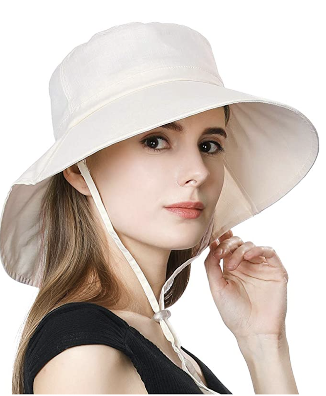 1. Siggi Wide-Brimmed Foldable Bucket Sun Hat 1