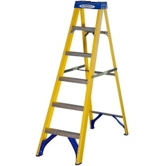 6 Tread Fibreglass Swingback Stepladder