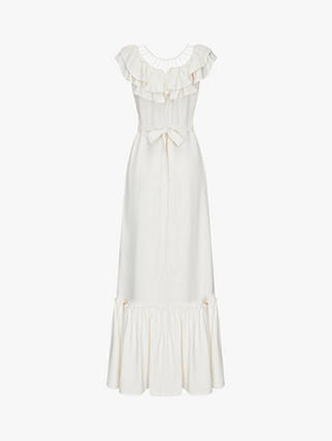 Rosa Frill Wedding Dress 4