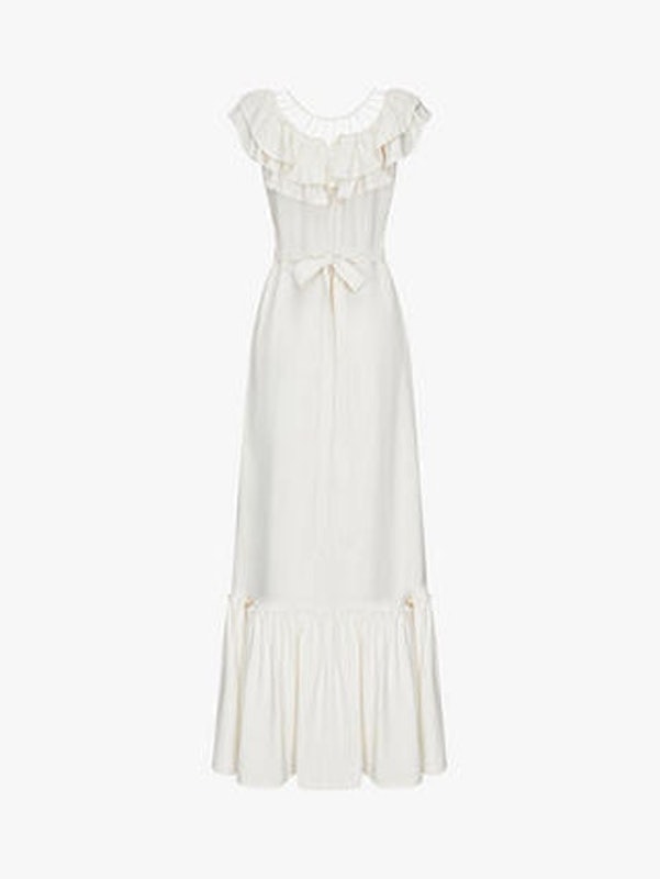 Rosa Frill Wedding Dress 4