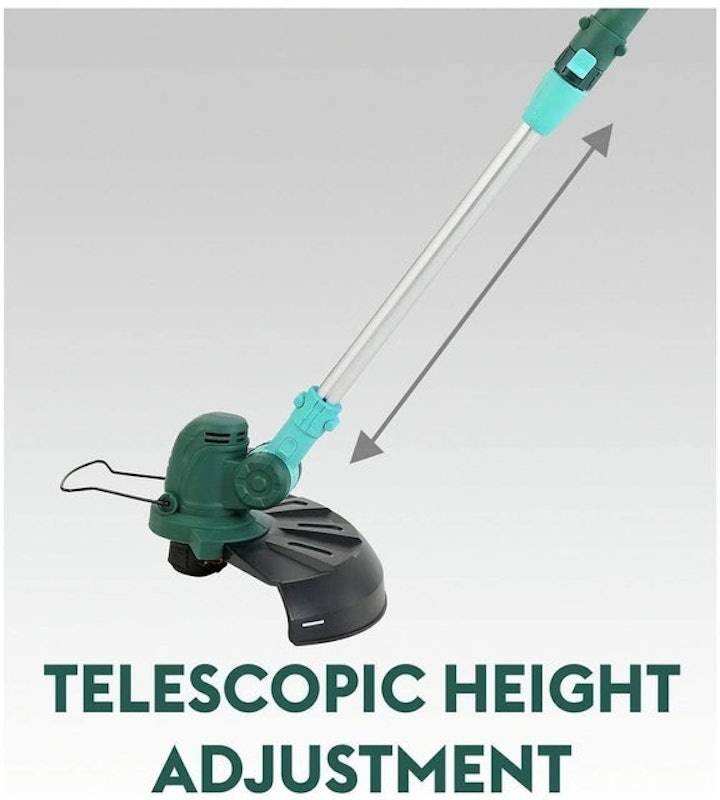 Cordless Grass Trimmer With 2 Batteries 2