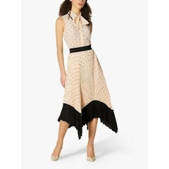 Royal Ascot Koller Polka Dot Pleated Skirt
