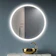 AI-LIGHTING Round Illuminated Bathroom Mirror 1