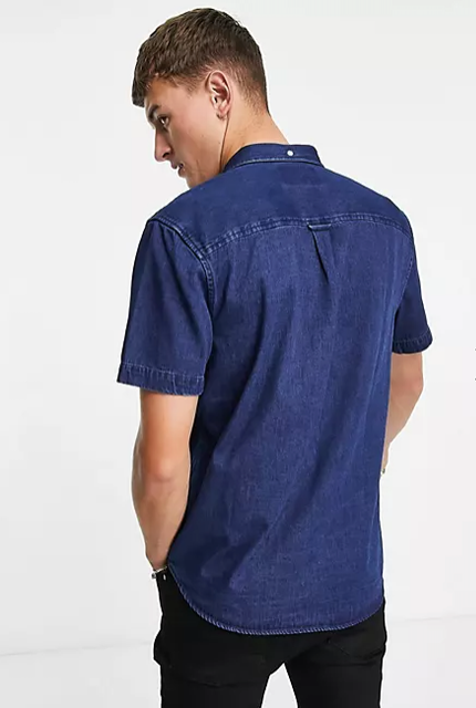 Short Sleeved Denim Shirt 2