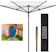 LIVIVO 4 Arm Rotary Washing Line With Cover 1