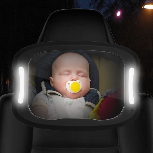 LED Light Baby Car Mirror 2