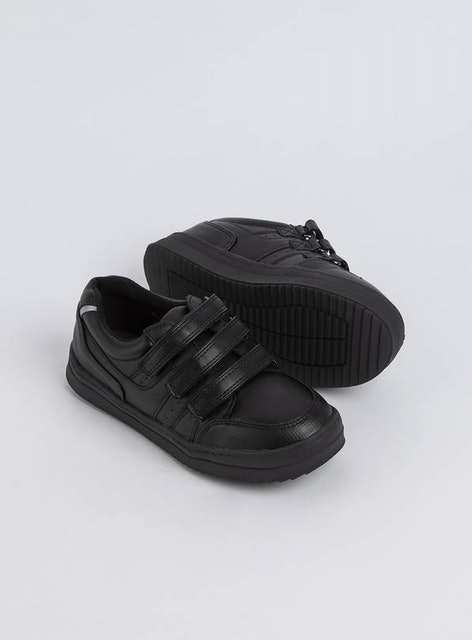 Black Cupsole School Shoes 1