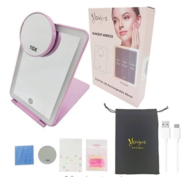 LED Folding Makeup Mirror 1