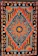 The Art Box Orange Hippie Sun Moon Tapestry 1