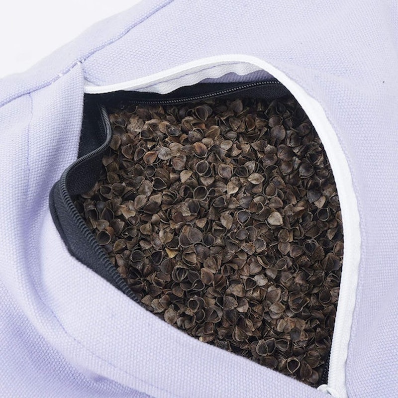 Organic Cotton Buckwheat Filled Yoga Cushion 2