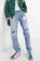 ASOS Design Original Fit Jeans in Stone Wash With Heavy Rips 1