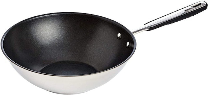 Stainless Steel Induction Non-Stick Wok Pan 1