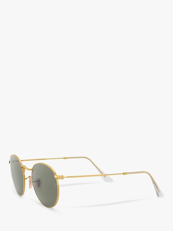 Polarised Round Metal Sunglasses 2