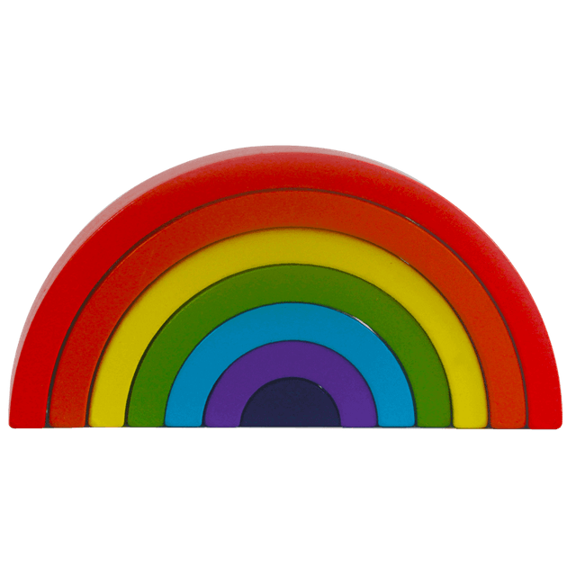 Colourful Stackable Montessori Rainbow 2