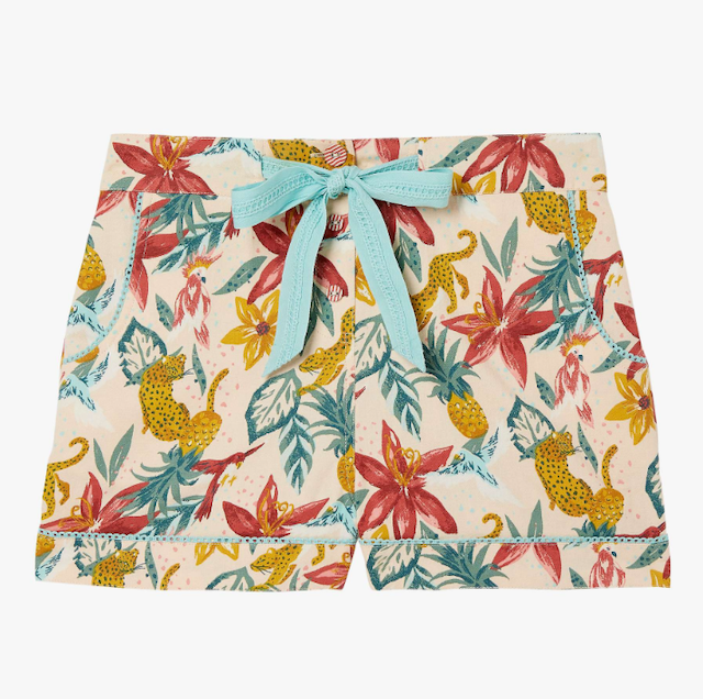 Jenny Jungle Tropic Print Pyjama Shorts 3